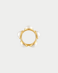JADE RUZZO - Vic Ring Large, Pearl