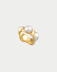 JADE RUZZO - Vic Ring Large, Pearl