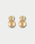 Liv Studs, Yellow Tourmaline