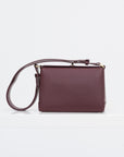Small Folded Bag, Burgundy