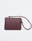Small Folded Bag, Burgundy
