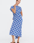 Hallie Dress, Cobalt