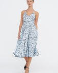 Ellison Dress, Frost & Black