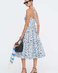 Ellison Dress, Frost & Black