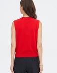 Juni Cashmere Vest, Scarlet