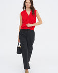 Juni Cashmere Vest, Scarlet