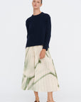 Open Back Sweater, Navy