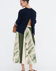 Open Back Sweater, Navy