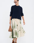 Open Back Sweater, Navy