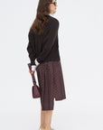 Merino & Cashmere Cardigan, Brown