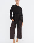 Knot Sweater, Brown