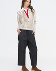 Denim Relaxed Pant, Black