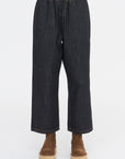 Denim Relaxed Pant, Black
