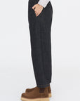 Denim Relaxed Pant, Black