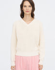 Mimi Cotton Sweater, Off White