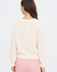 Mimi Cotton Sweater, Off White