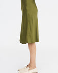 Bias Skirt, Olive