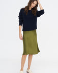 Bias Skirt, Olive
