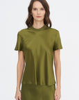 Bias Combo T-shirt, Olive