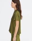 Bias Combo T-shirt, Olive