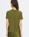 Bias Combo T-shirt, Olive