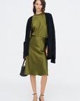 Bias Combo T-shirt, Olive