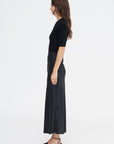 Combo T-Shirt Dress, Black