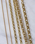 Moa Chain - Mini, Yellow Gold