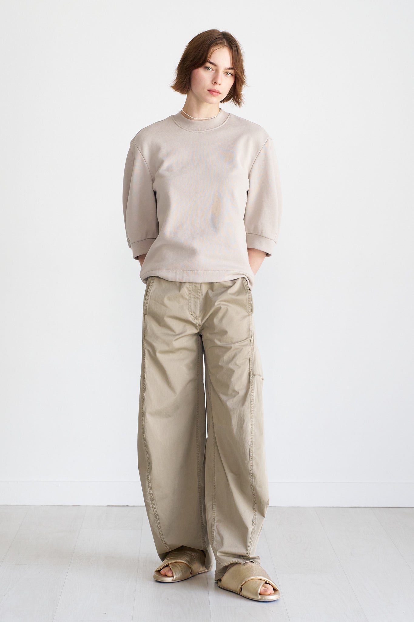 TIBI - Sid Chino Pant, Acorn