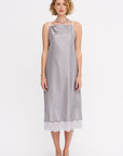 Slip Dress, Charcoal