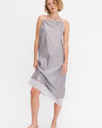 Slip Dress, Charcoal