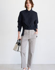 TIBI - Oliver Ankle Pant, Grey Moon