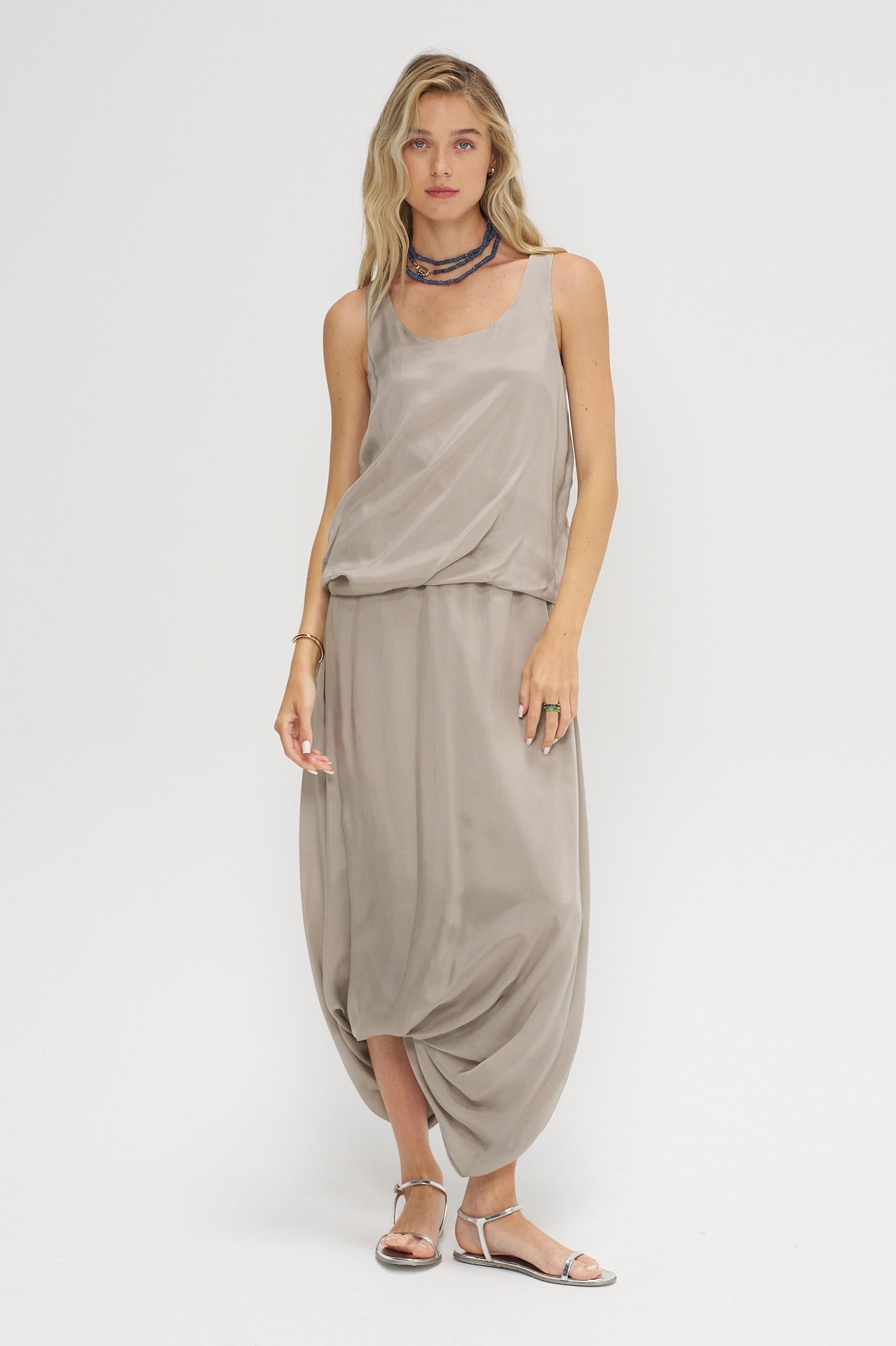 Lauren Manoogian Balloon Tank, Pewter – Kick Pleat