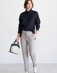 TIBI - Oliver Ankle Pant, Grey Moon