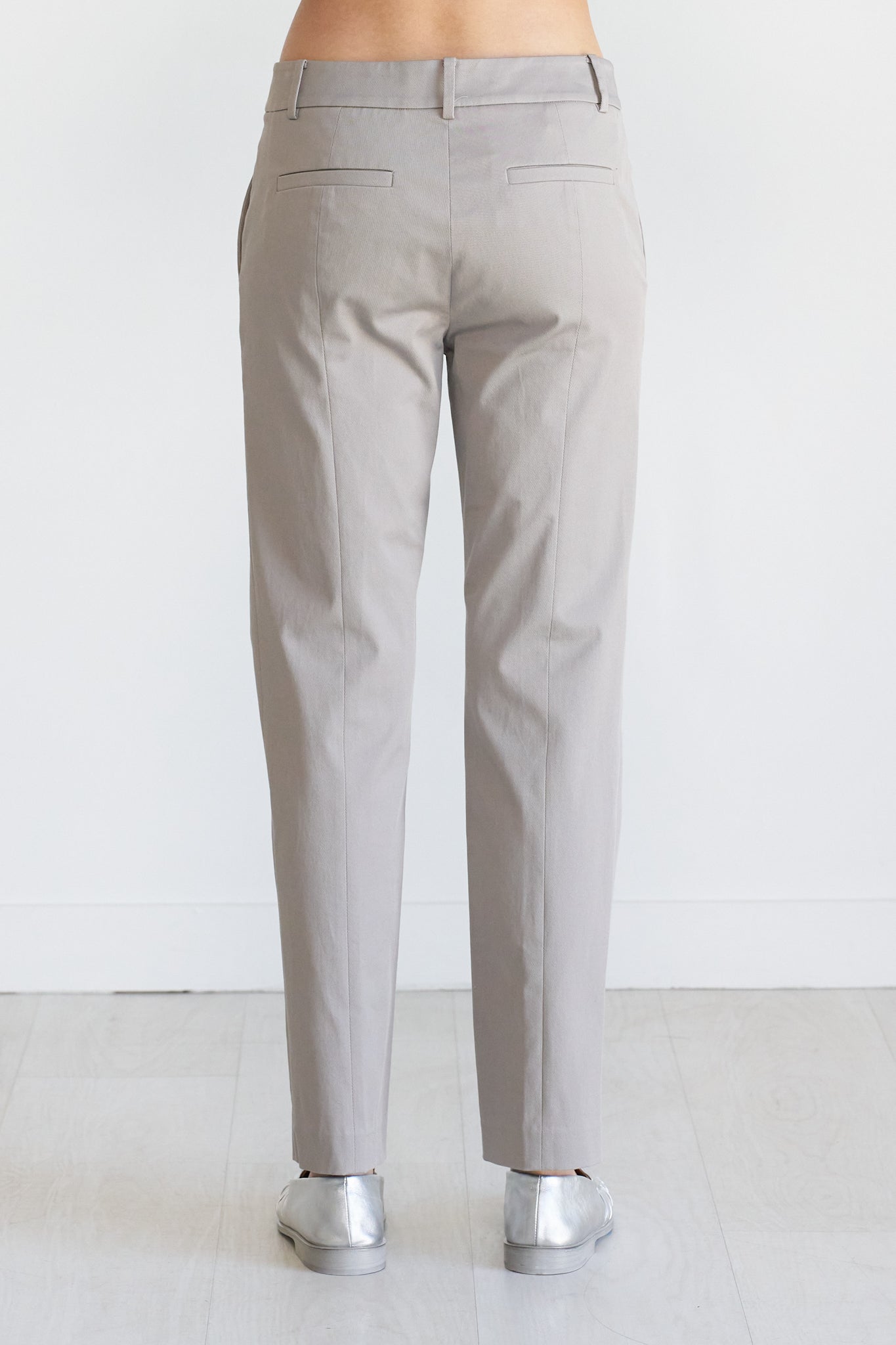 TIBI - Oliver Ankle Pant, Grey Moon