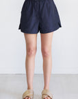 TIBI - Pull on Shorts, Navy