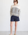 TIBI - Pull on Shorts, Navy