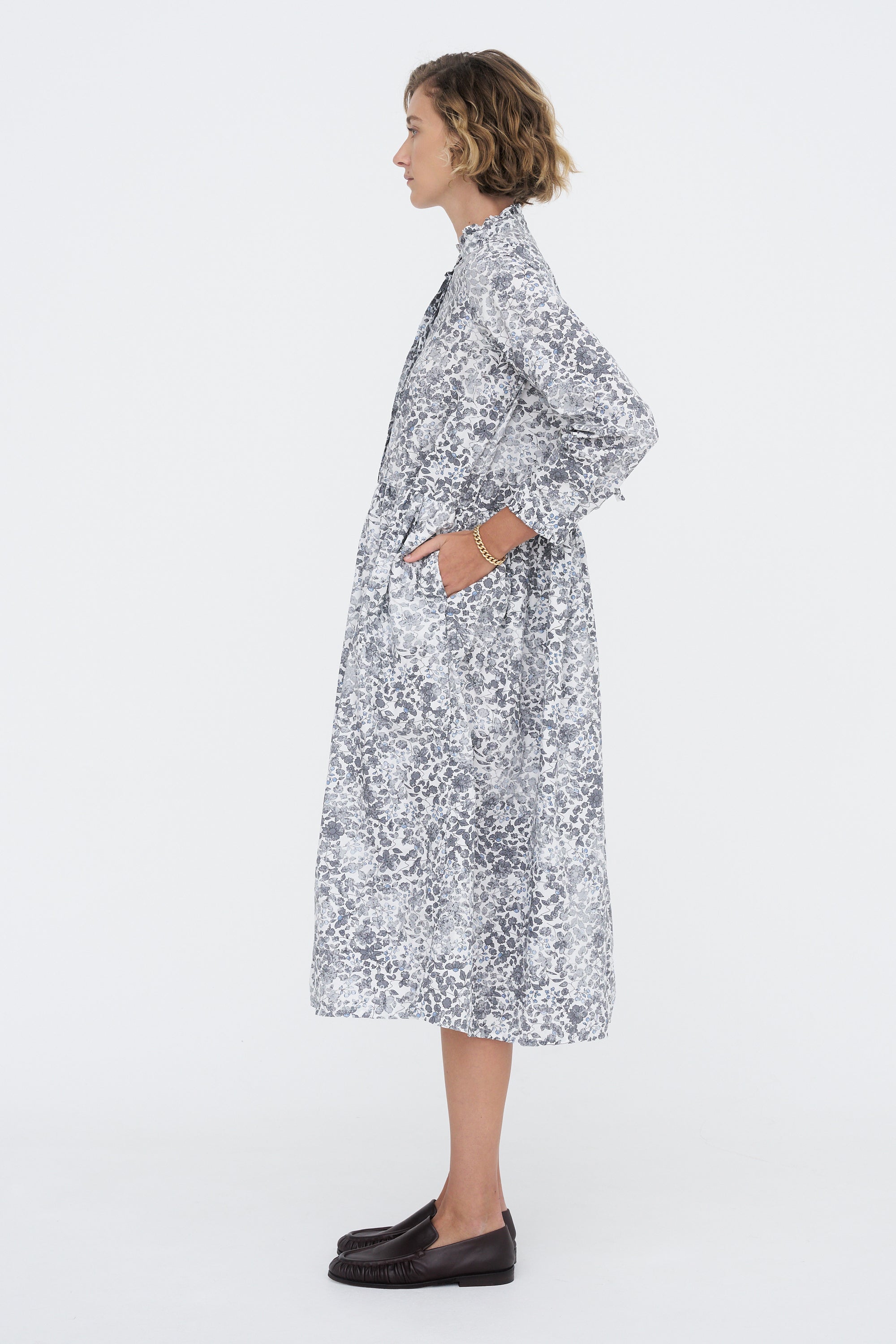 Greta Dress, Bright Flower