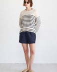 TIBI - Pull on Shorts, Navy