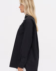 A-Line Tunic Shirt, Black