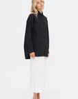 A-Line Tunic Shirt, Black