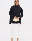 A-Line Tunic Shirt, Black