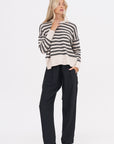 Swing Crew, Crema & Black Stripe