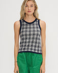 Gingham Tank, Midnight Combo