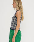 Gingham Tank, Midnight Combo