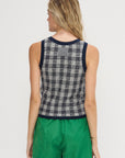 Gingham Tank, Midnight Combo