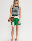 Gingham Tank, Midnight Combo
