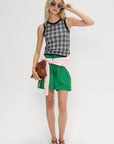 Gingham Tank, Midnight Combo