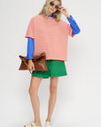 Organic Cotton Oversized T-Shirt, Stripe