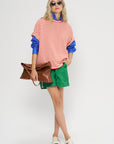Organic Cotton Oversized T-Shirt, Stripe
